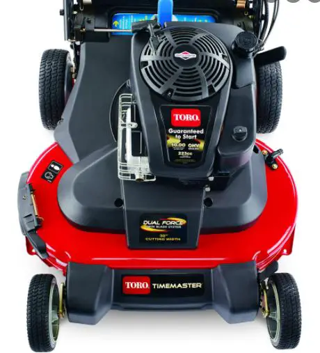 A front view of the Toro TimeMaster 30