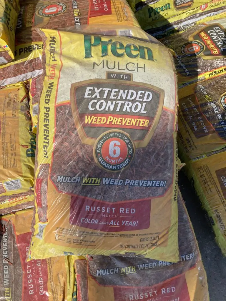 Preen weed extender mulch at lowes