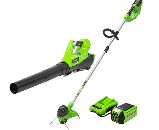 Greenworks 40V trimmer blower combo kit