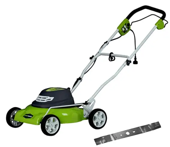Greenworks 12A corded mower