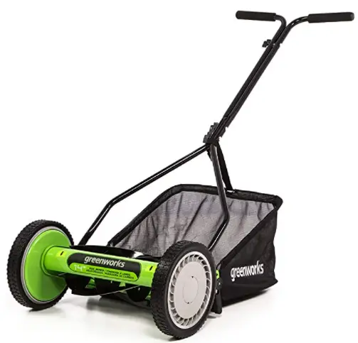 Greenworks 14-inch reel lawn mower rm1400 review