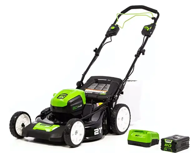 greenworks 80v electric lawn mower