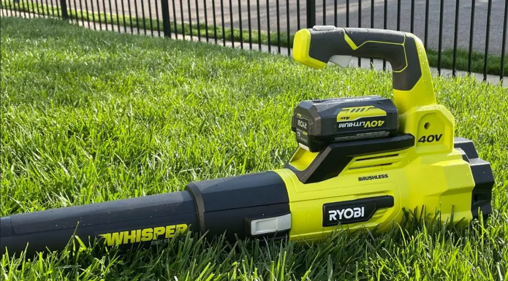 ryobi battery powered blower