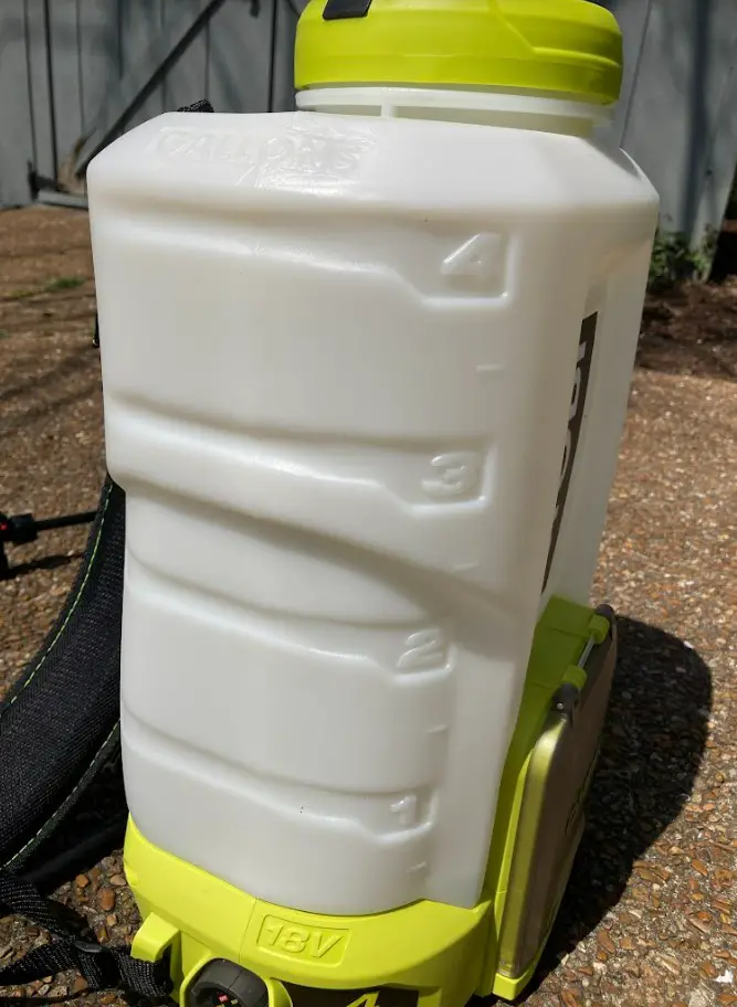 4 gallon tank ryobi sprayer
