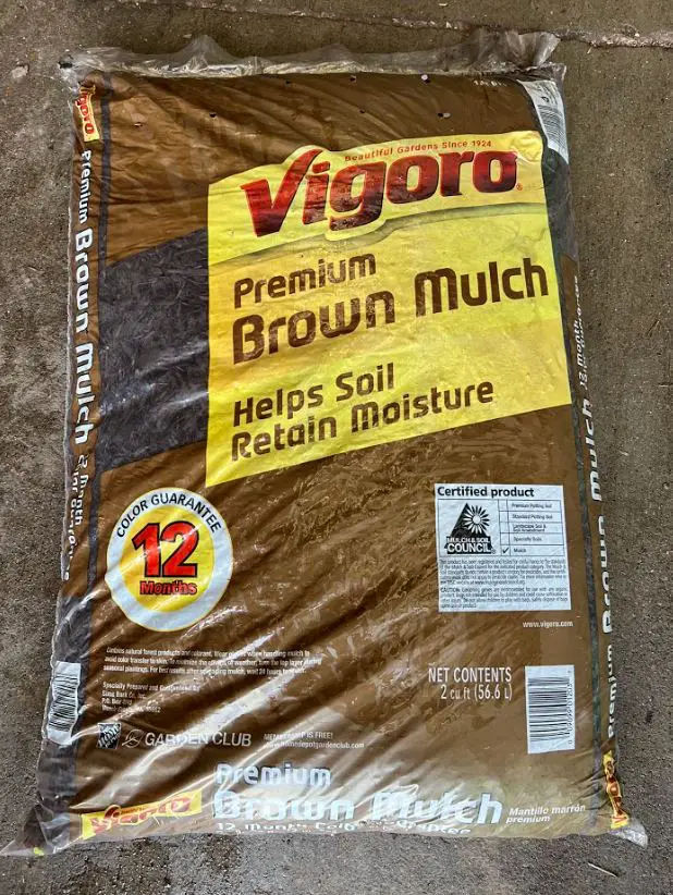 vigoro brown mulch 5 for 10