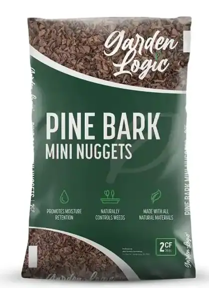 Garden Logic Pine Bark Mini Nuggets Home Depot