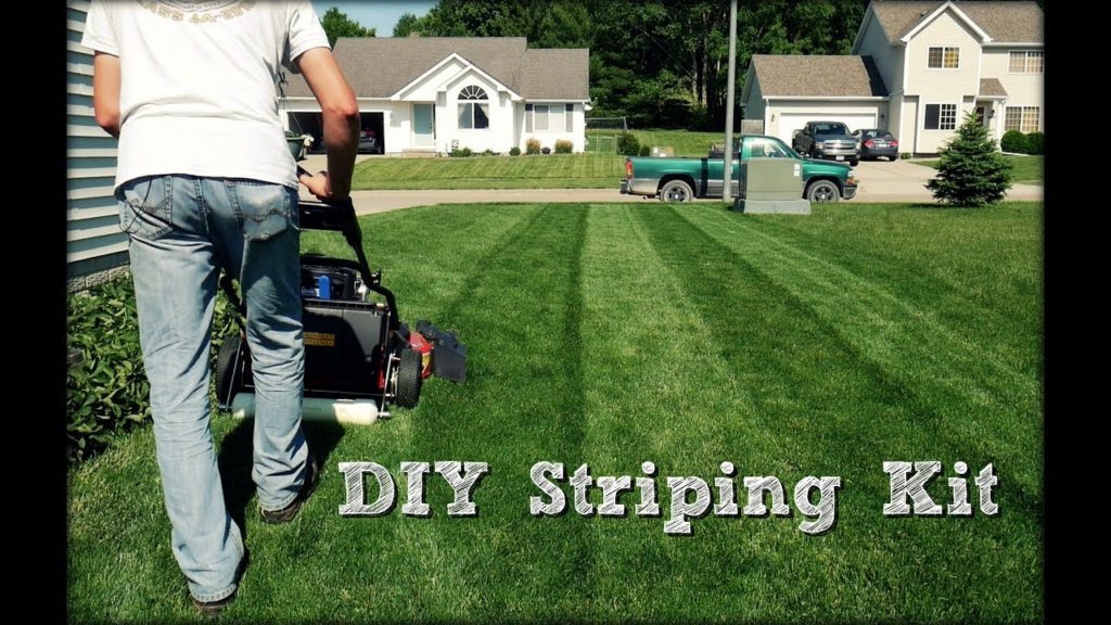 Diy lawn striper cheap for zero turn