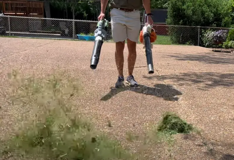 ego vs stihl gas blower comparison