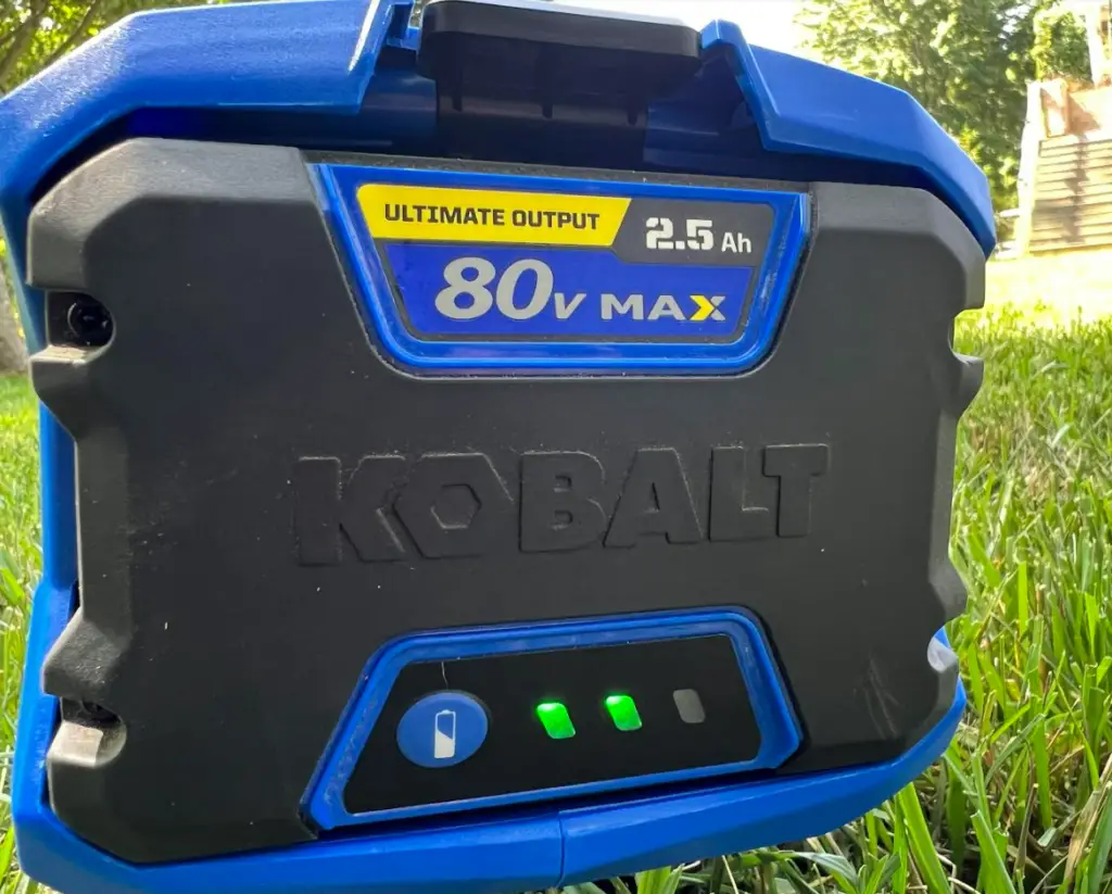 kobalt 80v max battery