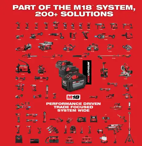 M18 system of batteries