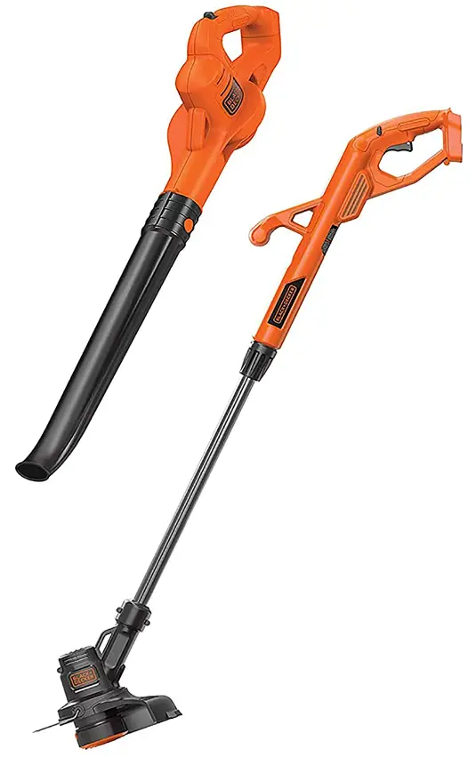 black and decker trimmer blower combo