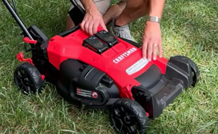 Craftsman cordless best sale lawn mower