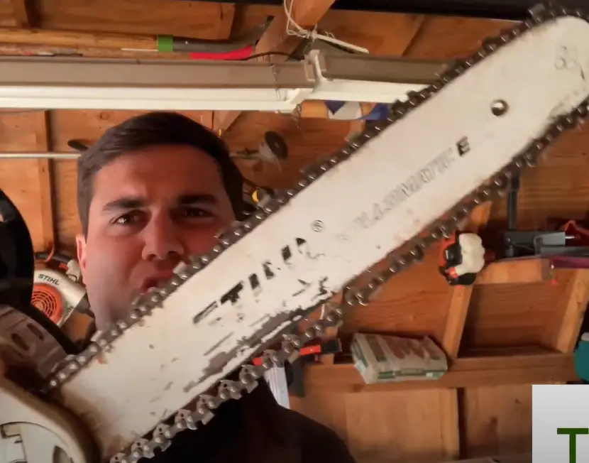 stihl chainsaw length