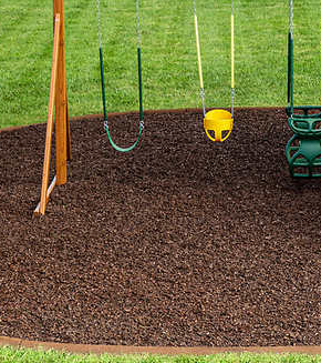 rubber mulch for playgrounds