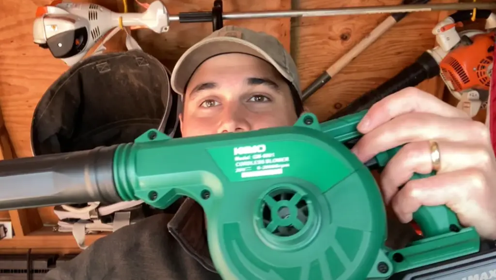 kimo cordless blower 20V up close