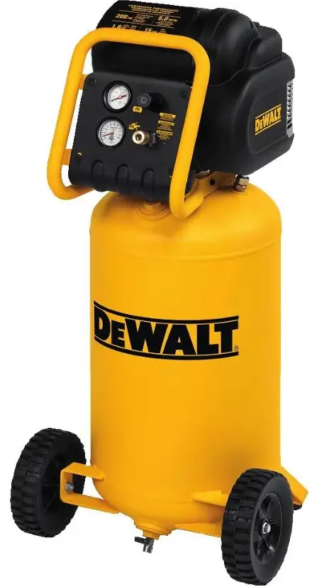 dewalt vertical portable air compressor