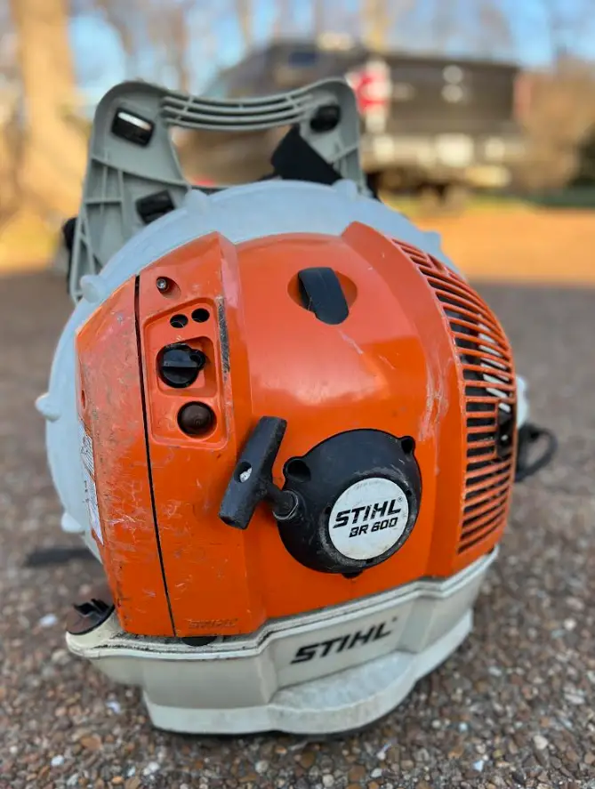 gas powered backpack blower