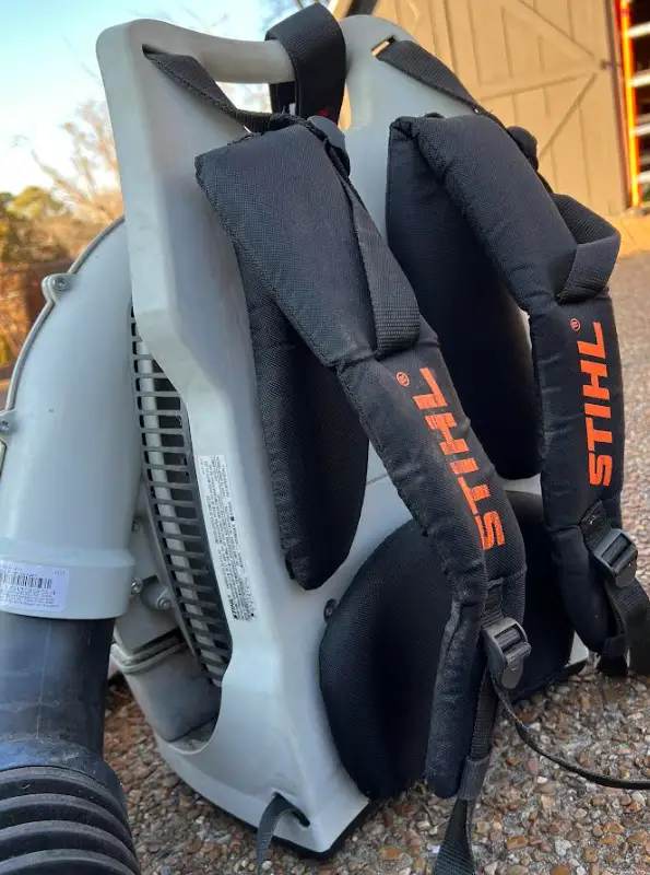 stihl br 600 backpack straps are comfortable