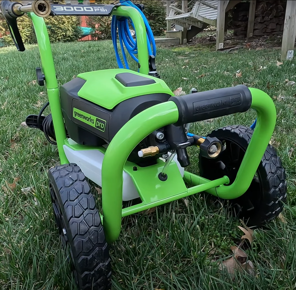 greenworks 3000 psi pressure washer electric