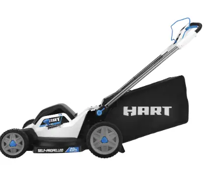 hart 40v mower self propelled