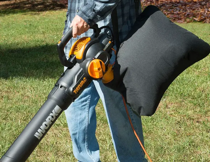 WORX leaf blower vacuum mulcher combination