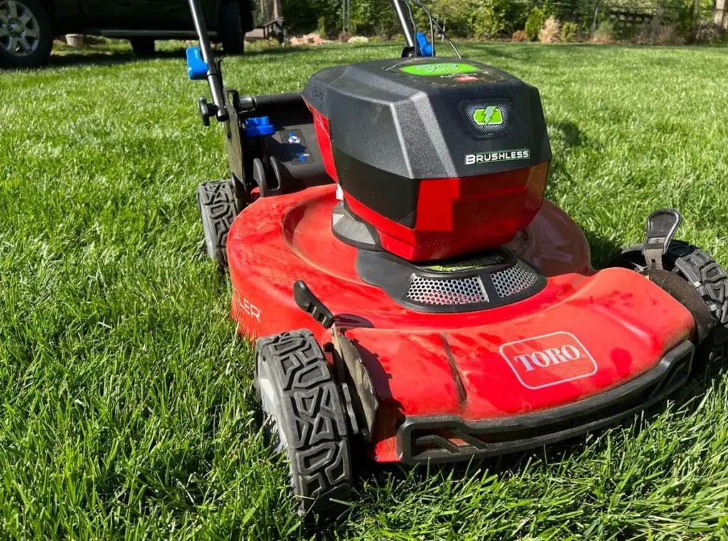 toro battery mower