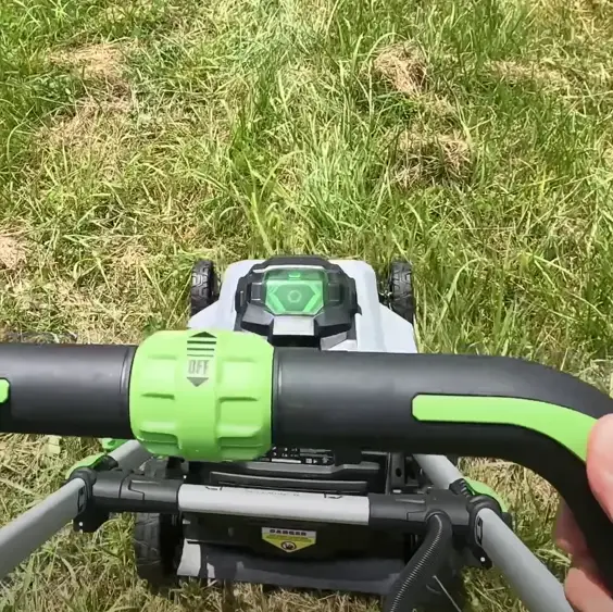 EGO mower controls