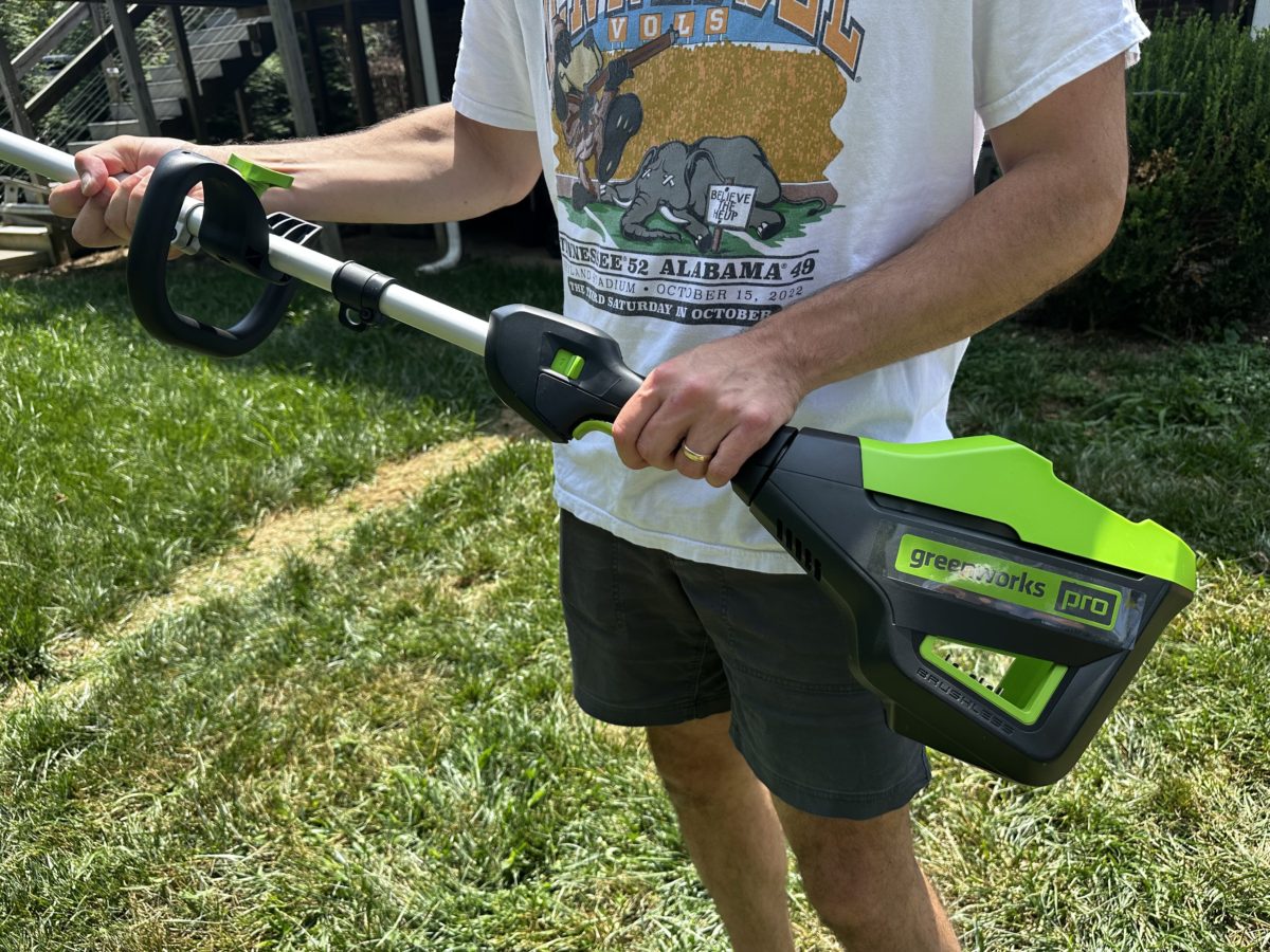 greenworks trimmer shaft