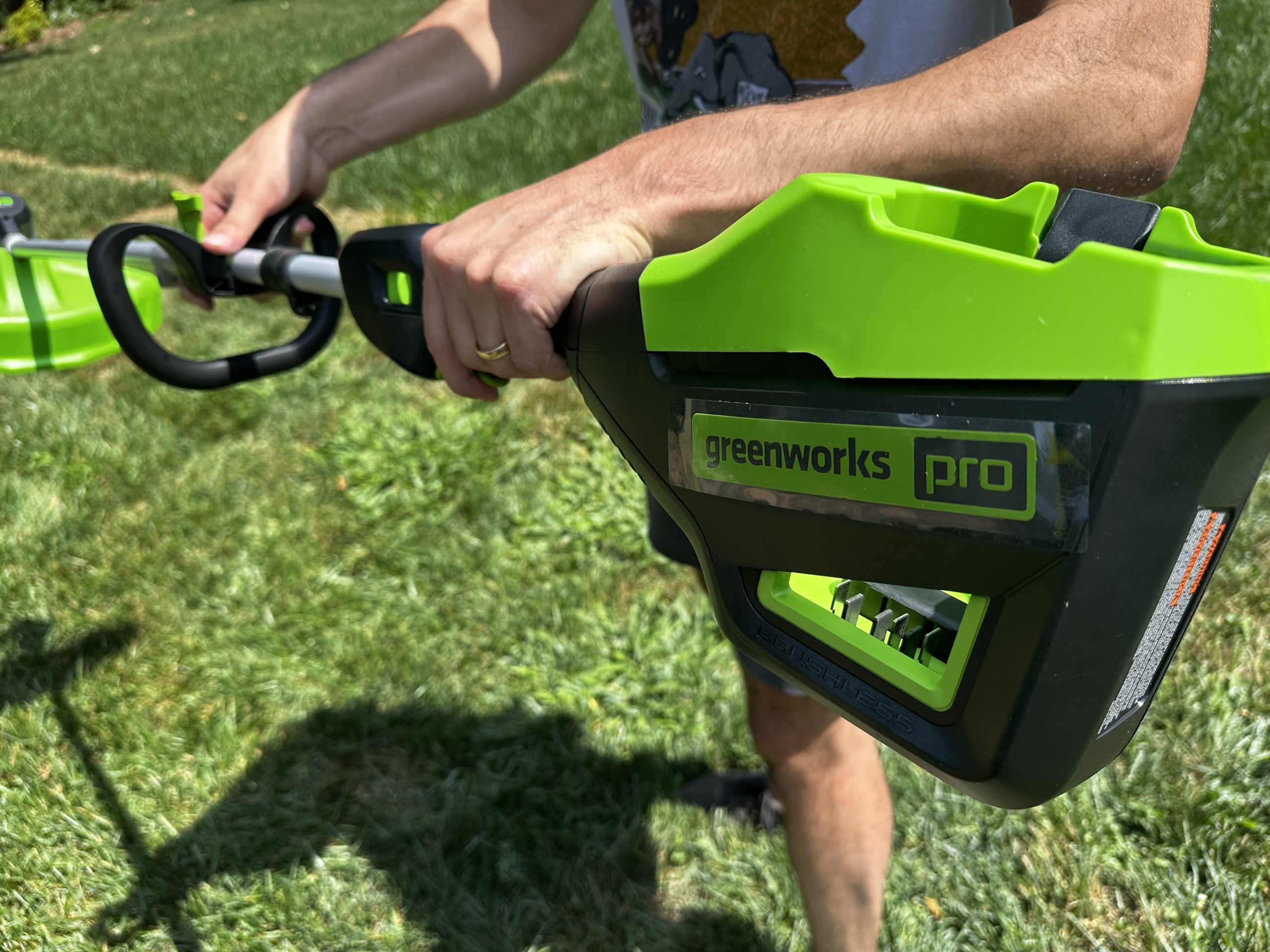 greenworks trimmer blower combo kit