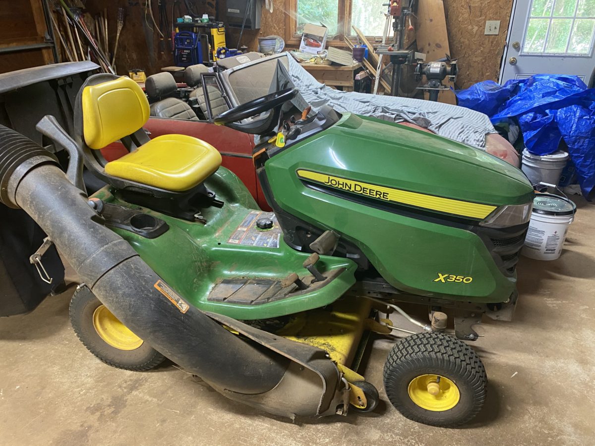 john deere x350