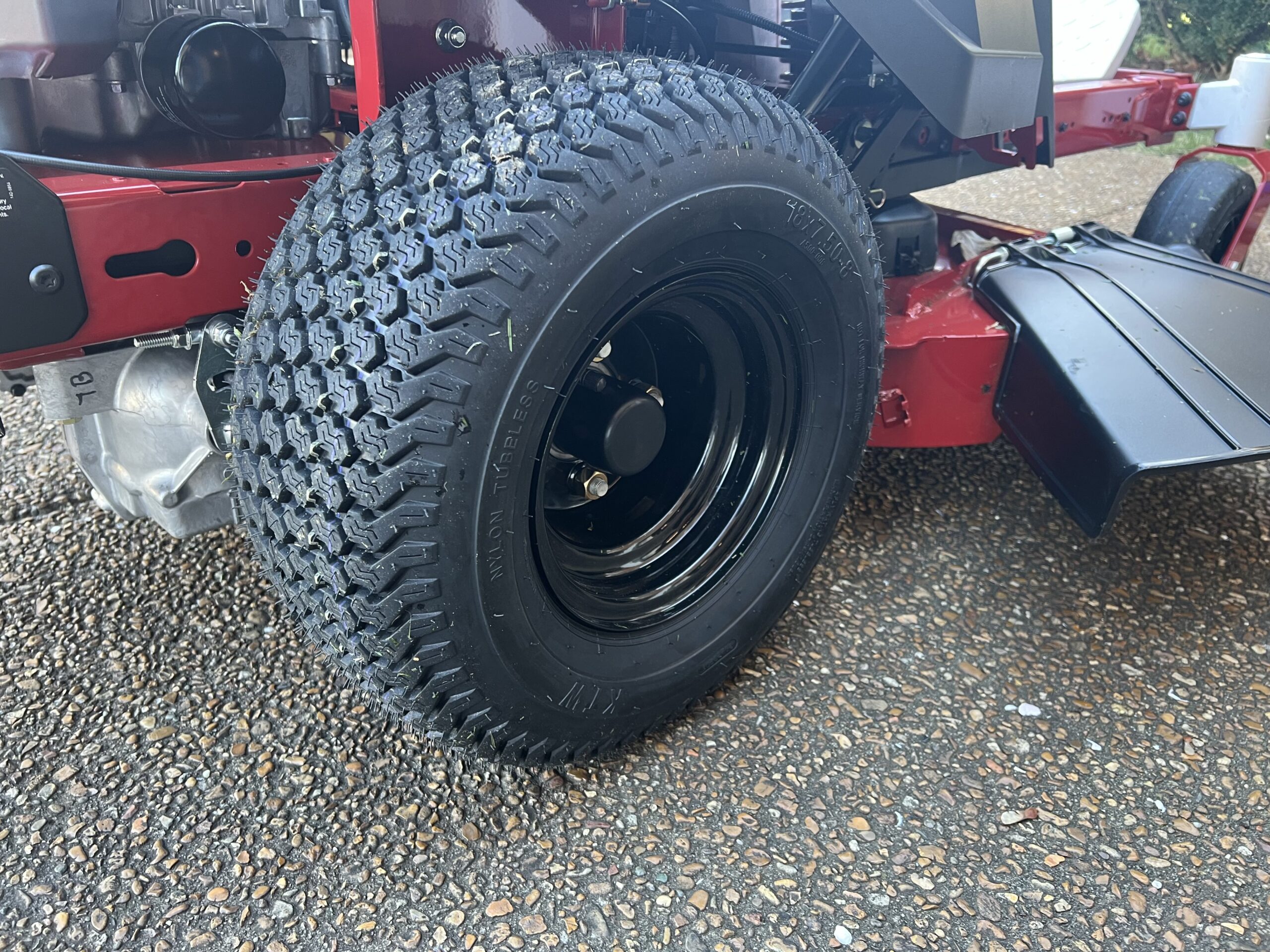 zero turn mower tires on toro timecutter
