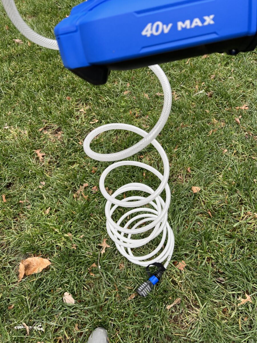 extension hose on kobalt power cleaner