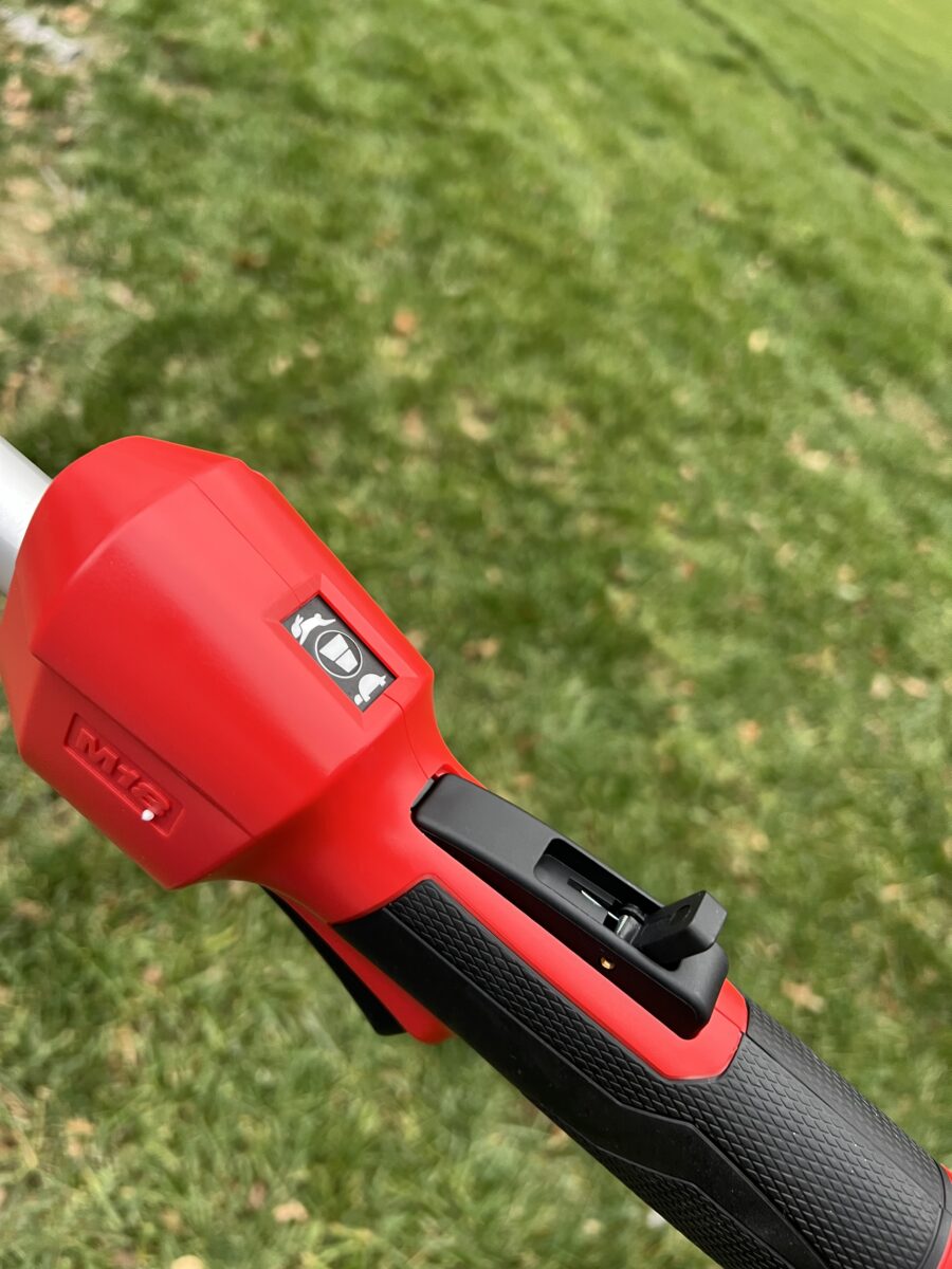 Milwaukee m18 weed eater controls
