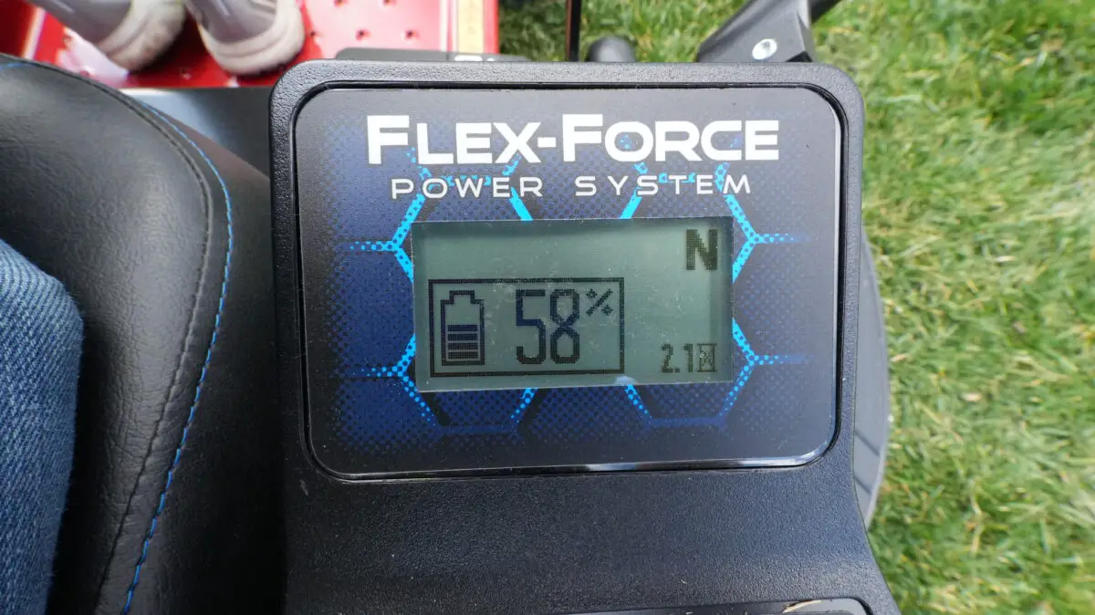 Toro 60v timecutter zero turn battery life indicator and dashboard